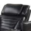 Canapé inclinable électrique en cuir 85,5 po avec table rabattable et 2 porte-gobelets-1332646424
