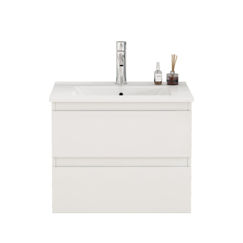 Meuble-lavabo de salle de bain avec lavabo, 24"