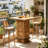 Bar Table - MDF - 1 Piece - Bar Table - Black - Vintage Style