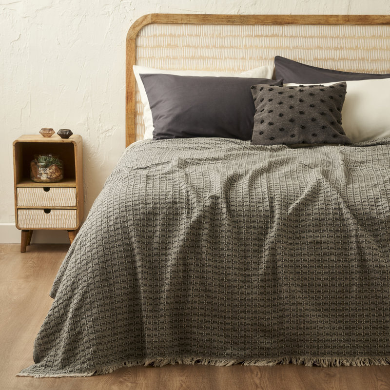 Couvre-lit en jacquard Alisia