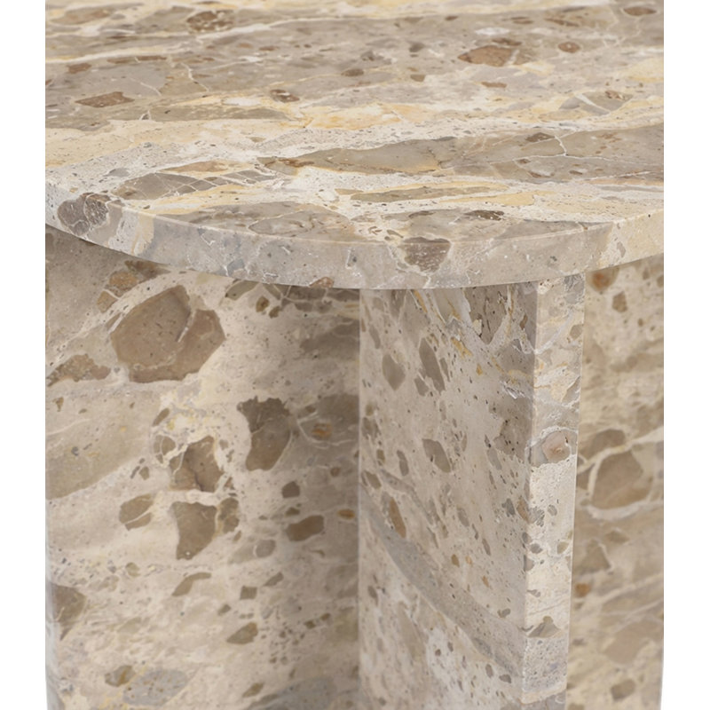 Table d'appoint en marbre Wrenley
