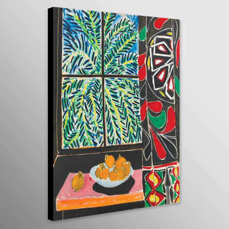 Interior with Egyptian Curtain by Henri Matisse - 1 Piece Wrapped Canvas Painting, 81cm H x 61cm W x 4cm D