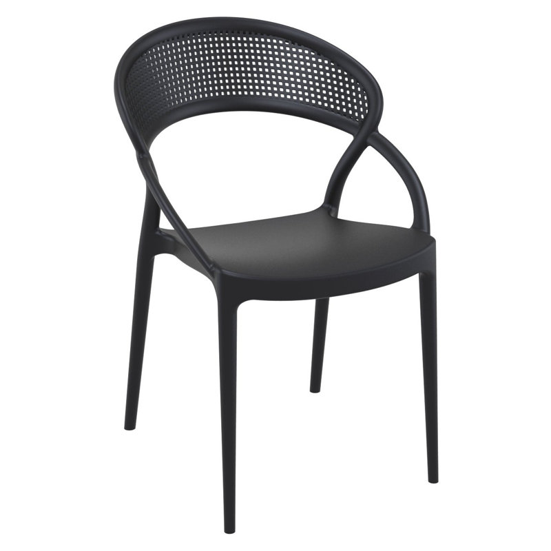 Farrah Sunset 5 Person Dining Set, Black