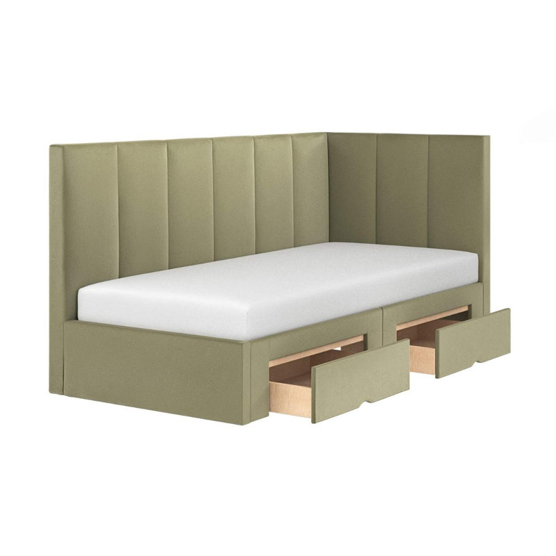 Upholstered Daybed, Green