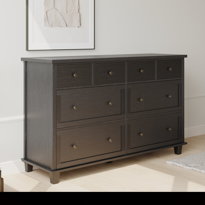 8-drawer Dresser, Black