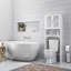 Rangement au-dessus de la toilette l 25 po x H 66 po x P 9 po Amboy-1442185399