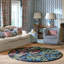 Hand Tufted Wool Floral Area Rug-1287133625