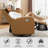Jemel Vegan Leather Rocking Manual Armchair with Swivel-2040577735