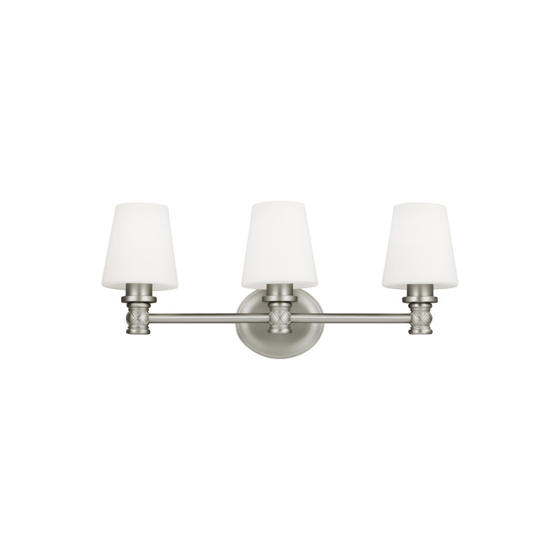 Xavierre 3 - Light Vanity from Visual Comfort Studio, Satin Nickel