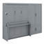 Lit escamotable mural avec placard-1350451816