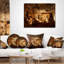 Coussin lombaire en cangos d’afrique du sud africain landscape