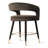 24" Velvet Counter Height Bar Stools With Gold Footrest-1800412464