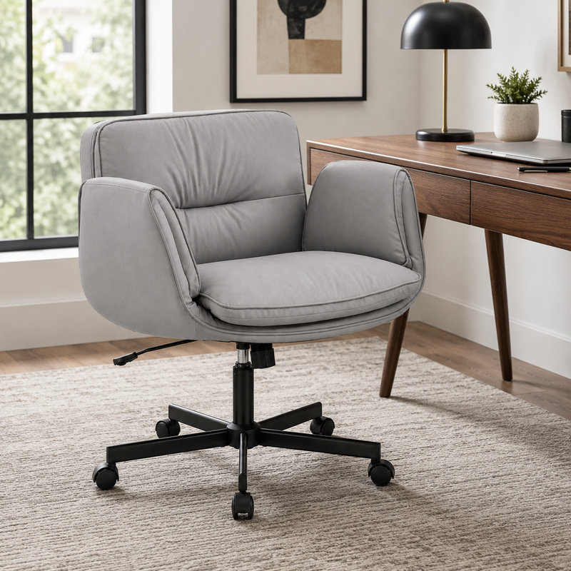 Chaise de bureau Criss Cross, Gris