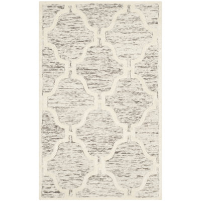 Angulay Hand Tufted Wool Geometric Rug