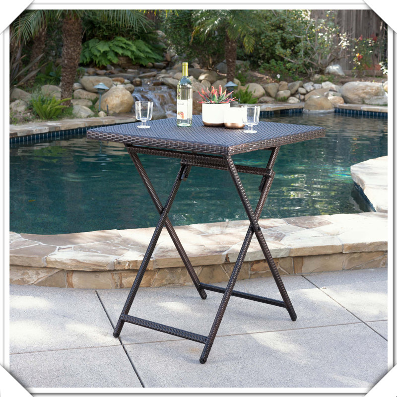 Table de bar en rotin Pratique, durable, élégant, fonctionnel, compact, confortable, chic, polyvalent