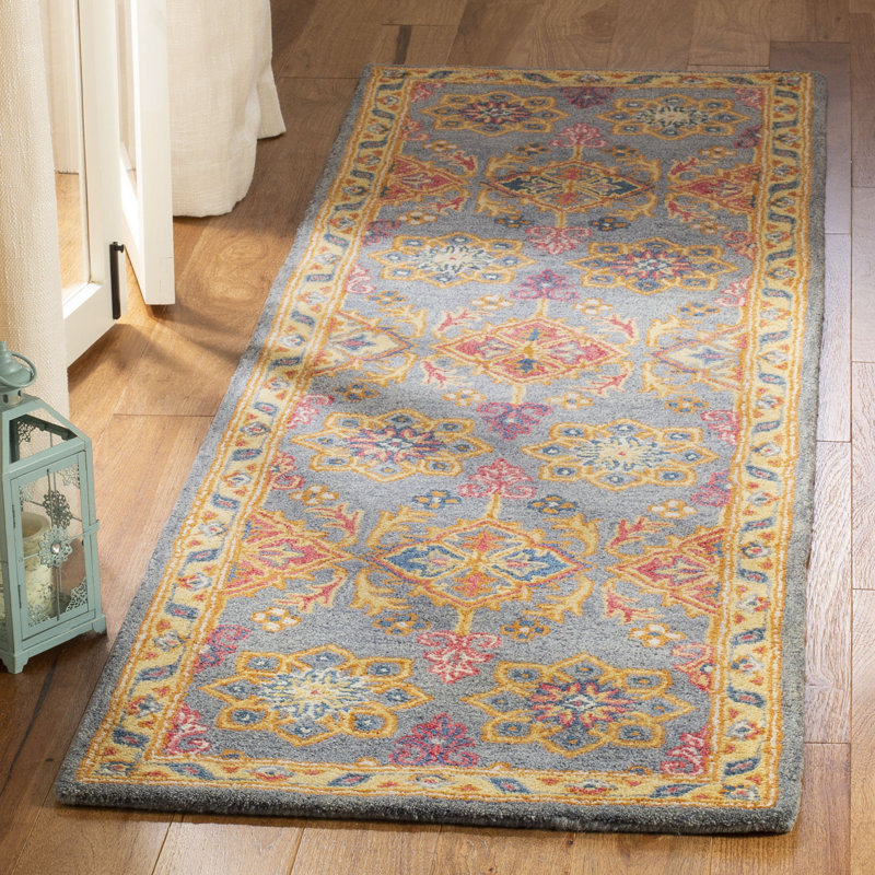 Wahcheechee Hand Tufted Wool Oriental Rug, Runner 2'3" x 8'