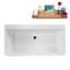Baignoire autoportante 59 "avec drain interne Streamline-101697999