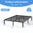 14'' Metal Platform Bedframe With Headboard Compatible No Box Spring Needed-352094587