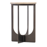 Lynx Marble End Table