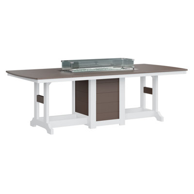 Berlin Gardens Garden Classic 96″ Fire Pit Bar Table