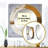Gold White Yin And Yang II - Meditation Large Square Mirror Wall Decor For Bedroom-101495499