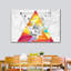 Motif triangulaire - Impression sur toile tendue-2102222538