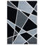 Tapis noir à motif abstrait Zabala-1242731895