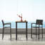 Carlo Metal Bar Set with Stools
