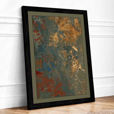 Rust and Decay Industrial - Framed Print