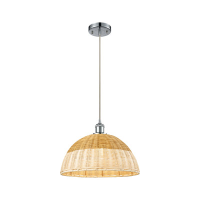 Ballston - Bristol Natural II - Mini luminaire suspendu à cordon - ombre naturelle