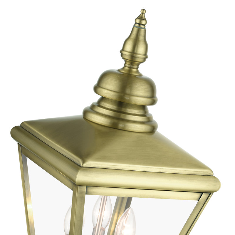 Transparent Lantern Head, Antique Brass