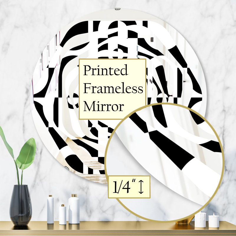 Miroir mural Whirl, 31,5 po x 31,5 po