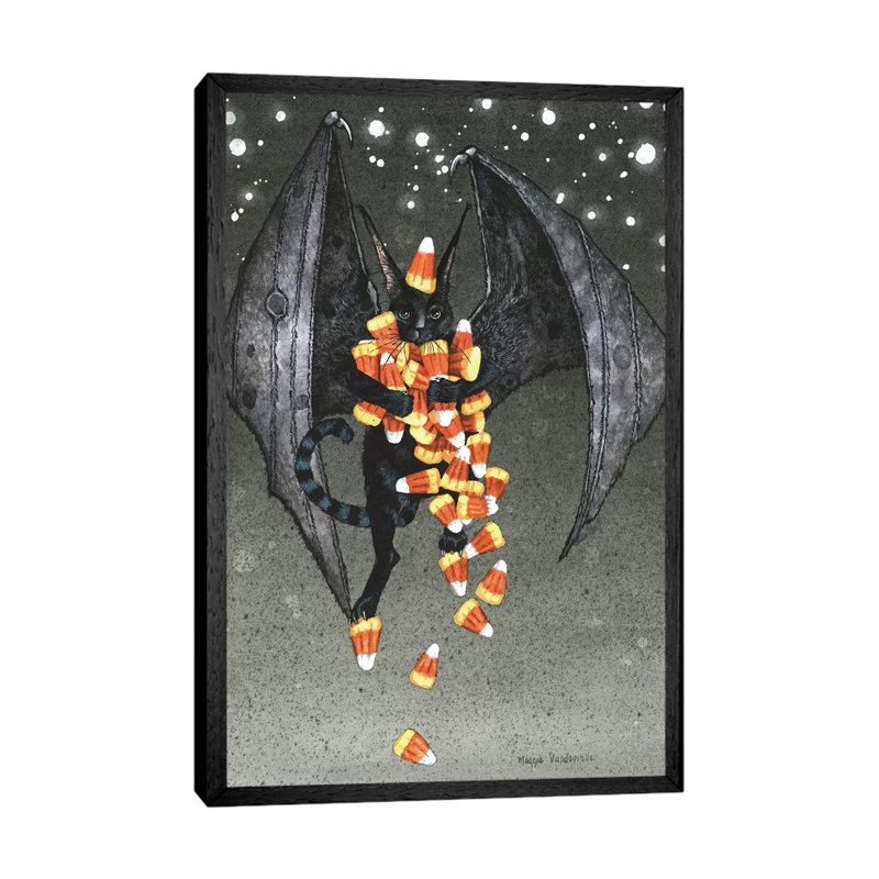 Sweet Tooth 1 Piece Painting on Canvas, 66.04 cm H x 45.72 cm W, Black Framed
