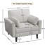 Upholstered Accent Chair-124635777