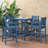 5 Pieces Adirondack Bar Chairs Set, HDPE Patio Bar Height Table And Chairs, Tall Adirondack Outdoor Bar Stools Set, HDPE Patio Bar Table Sets Furniture For Poolside, Balcony, Garden-8017945