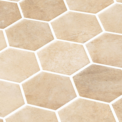 Spectre de 2 pouces cannelle hexagonale