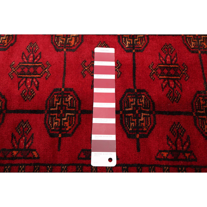 Tapis rouge Teimani 3 pi 11 po x 6 pi 1 po