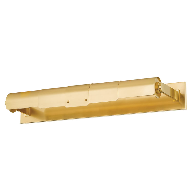 Oneonta Light Picture Light, Aged Brass, 3.5" H x 15.25" W x 3.5" D