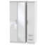 Yvette 3 Door Manufactured Wood Wardrobe-18860455-23704773