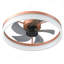 Ventilateurs de plafond modernes à DEL avec lumières Installation encastrée à intensité variable de ventilateurs de plafond minces-521236613