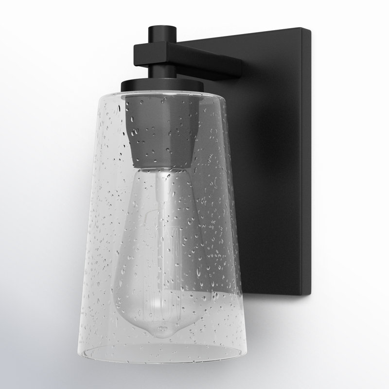 Mercer 1 - Light Armed Sconce, Midnight Black