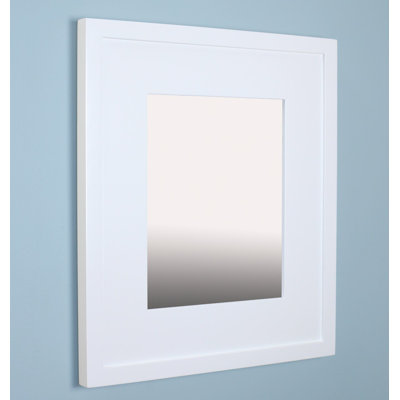 11'' W 14'' H Recessed Framed Medicine Cabinet Mirror 1 Adjustable