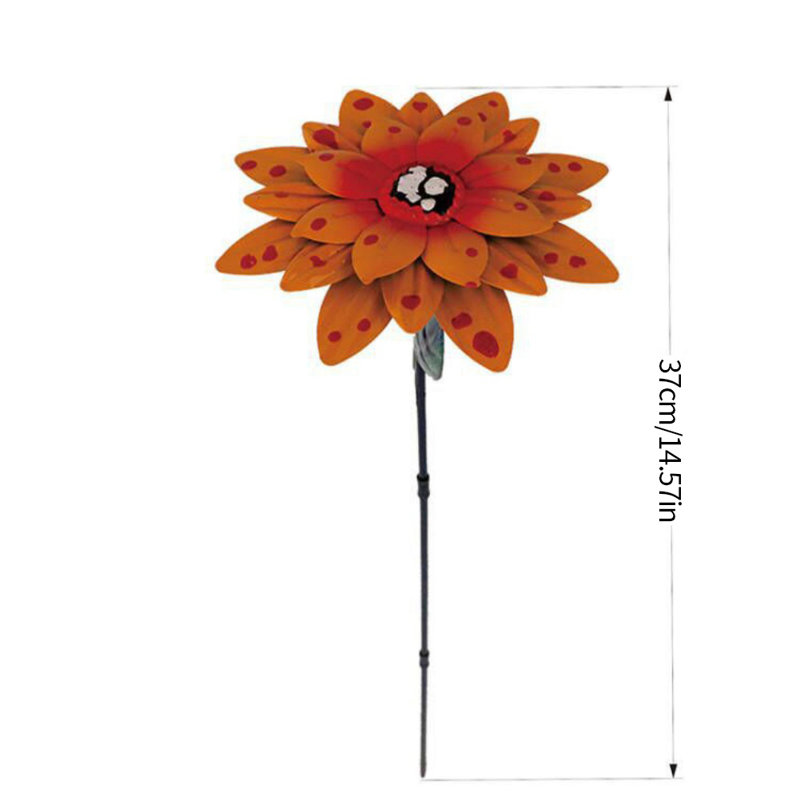 Ensemble de 4 piquets de jardin en métal 4 pièces