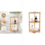 Freestanding Bamboo Shower Shelf