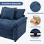 Fauteuil d'appoint surdimensionné en chenille-1195222157