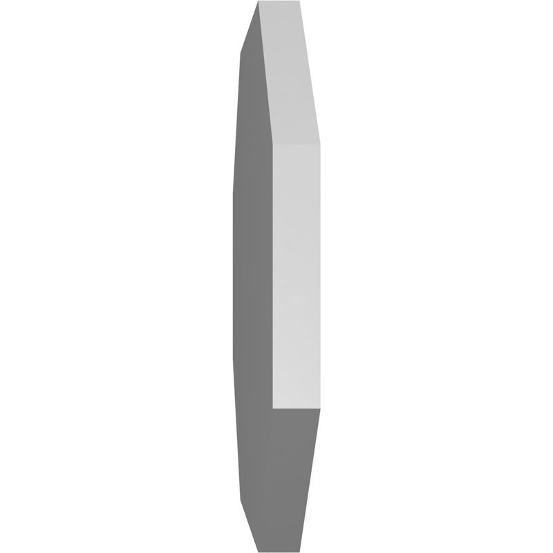 Évent horizontal gondole allongé en surface octogonal Signature, H 20 po x l 22 po x P 1,5 po
