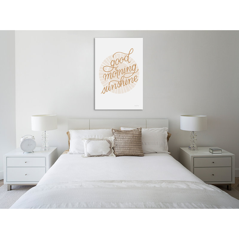 Reproduction d’art textuel sur toile, "Boho nursery II" par Becky épines, Toile tendue, H 24 po x l 16 po x P 1,5 po