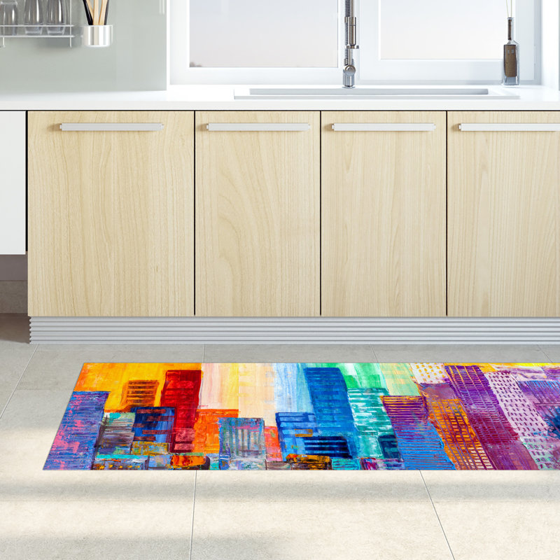 Georginia Abstract Area Rug, Rectangle 52 x 280cm