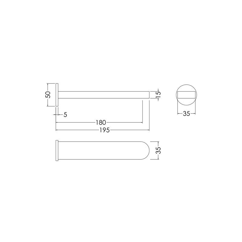 Arvan Wall Tub Spout Bath Filler