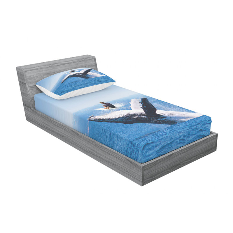 Microfiber Sheet Set, Twin XL Sheet Set with Fitted Sheet